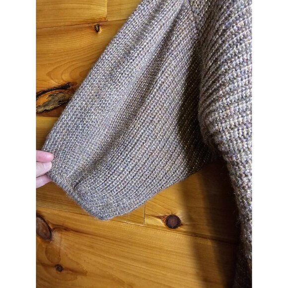 Worthington Woman Open Front Cardigan Knit Sweater Tan & Metallic Gold Size XL - Picture 8 of 10